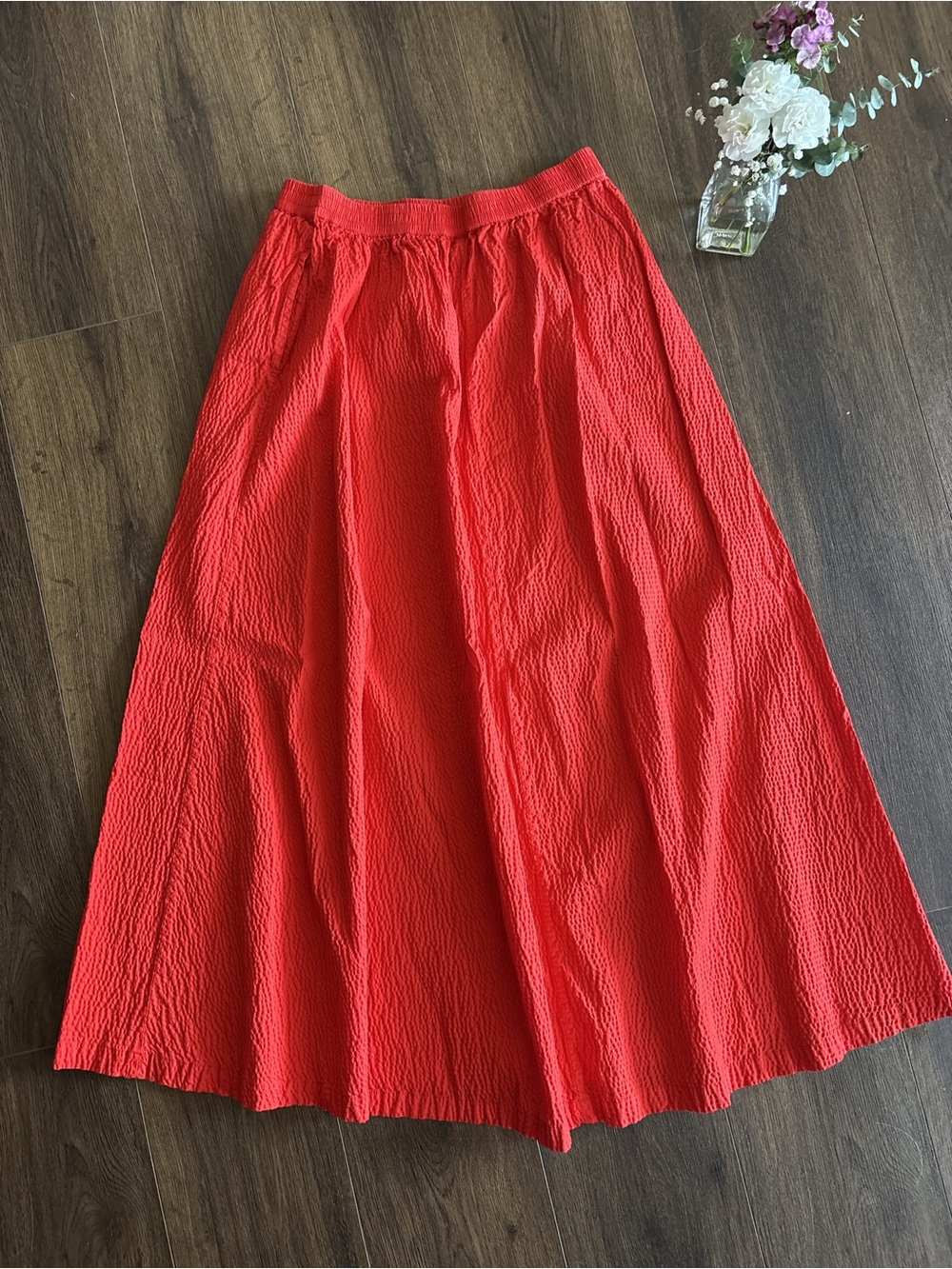a new day Red Maxi Skirt